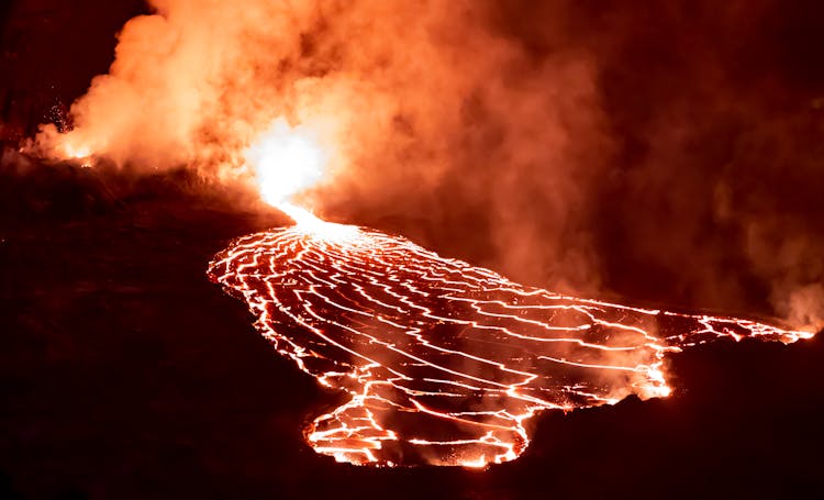 Lava From Volcano