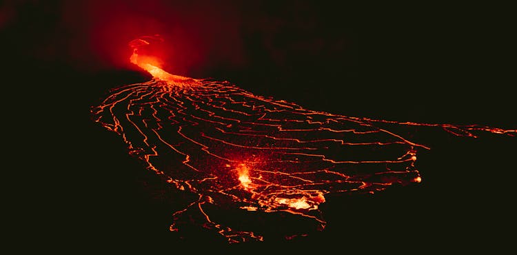 Lava From Volcano