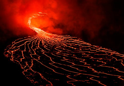 Бесплатное стоковое фото с вулкан, дым, извержение