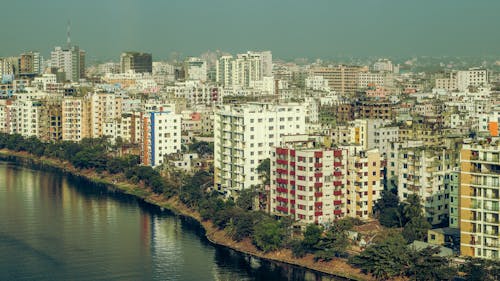 Foto profissional grátis de aerofotografia, arranha-céus, bangladesh