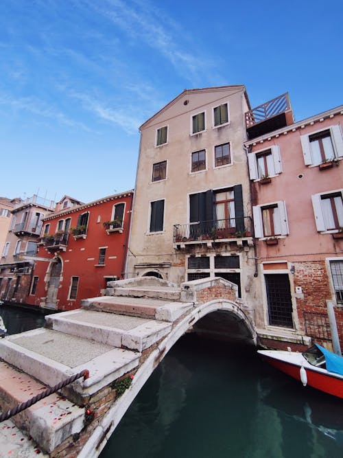 Fotobanka s bezplatnými fotkami na tému architektúra, Benátky, budovy