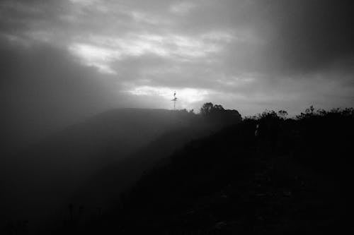 montain, 山, 有霧 的 免费素材图片