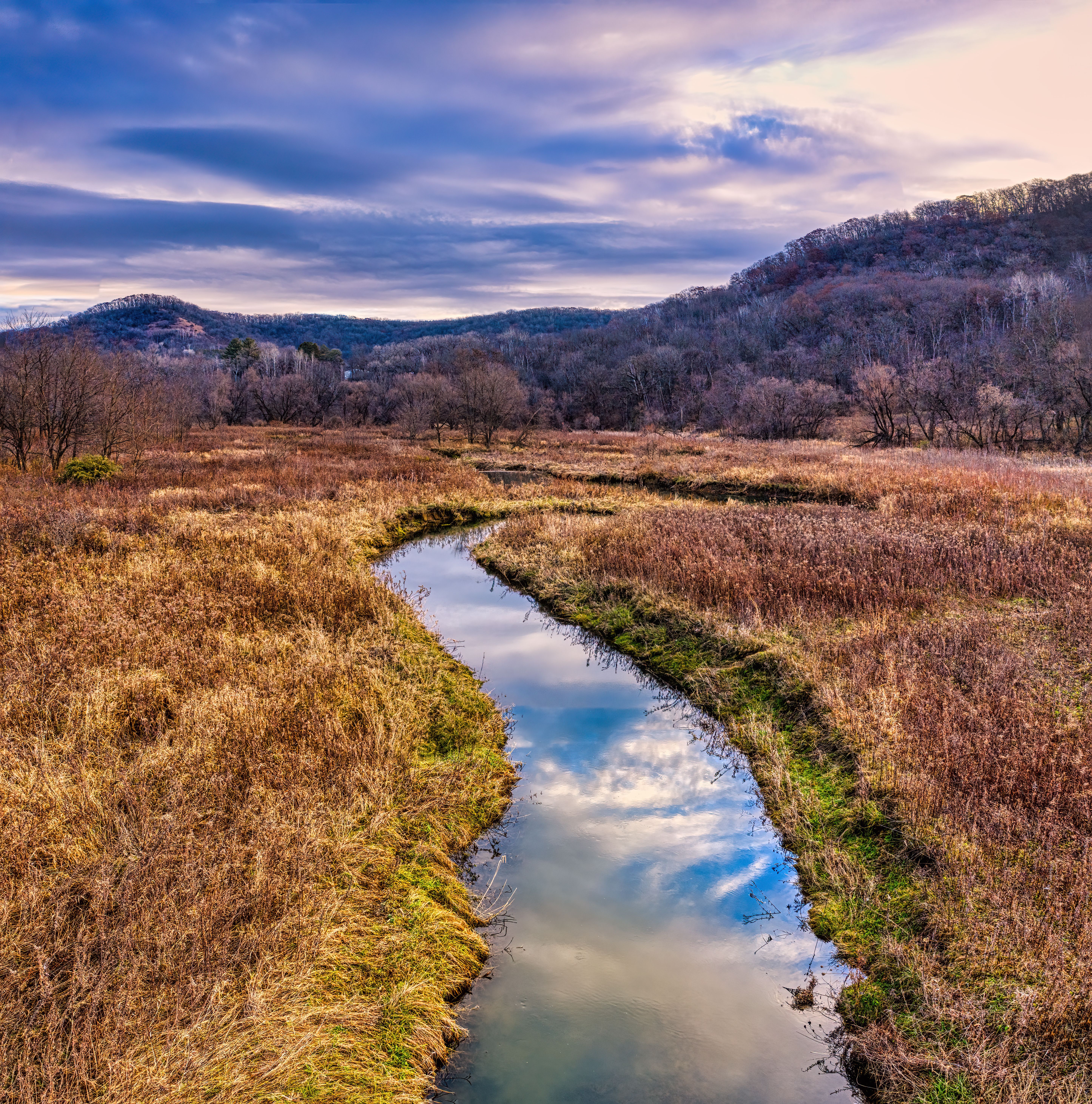 Reflection of the Sky in the Stream · Free Stock Photo
