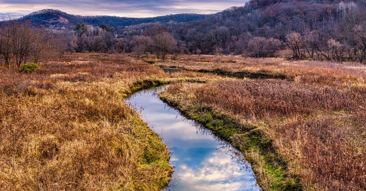 Reflection of the Sky in the Stream · Free Stock Photo