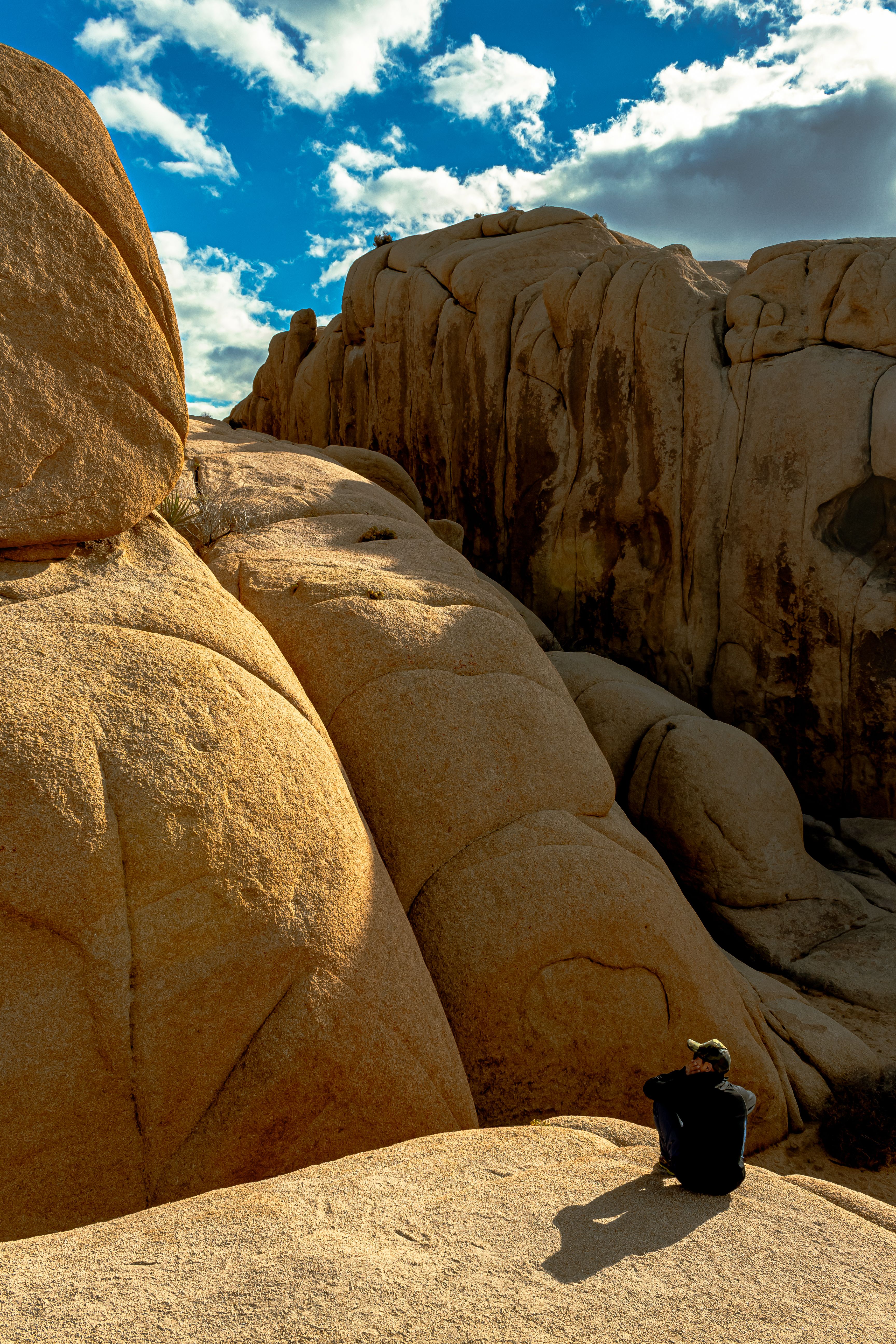 Man Sitting on the Rocks in a National Park · Free Stock Photo