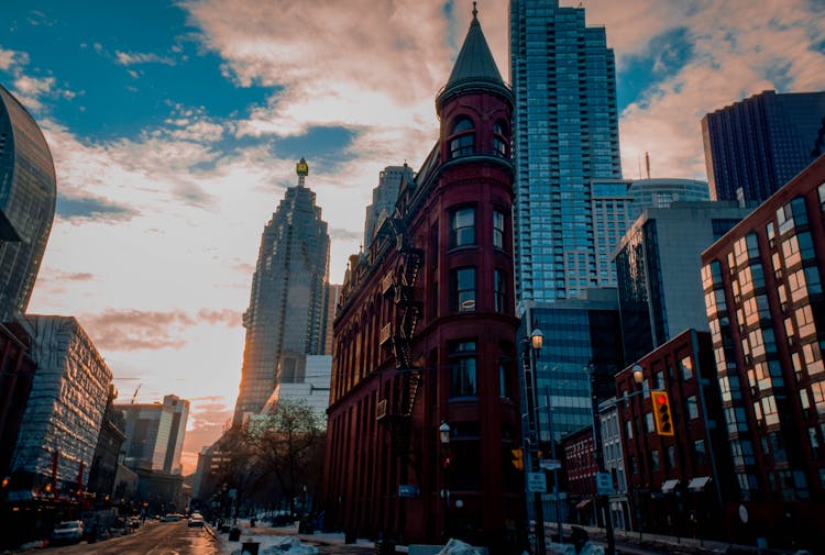 Flatiron Building In Toronto, Canada