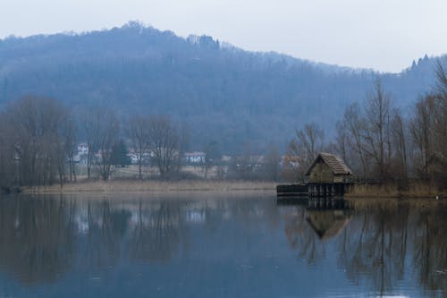 Бесплатное стоковое фото с водоем, деревянный дом, домик