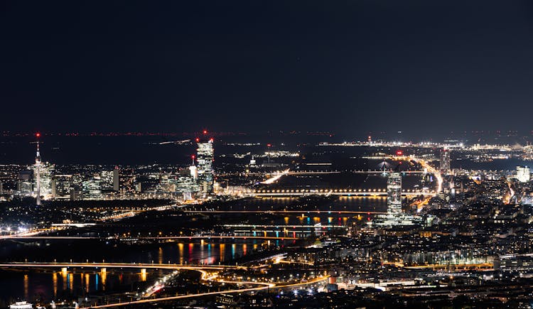 City Of Vienna At Night