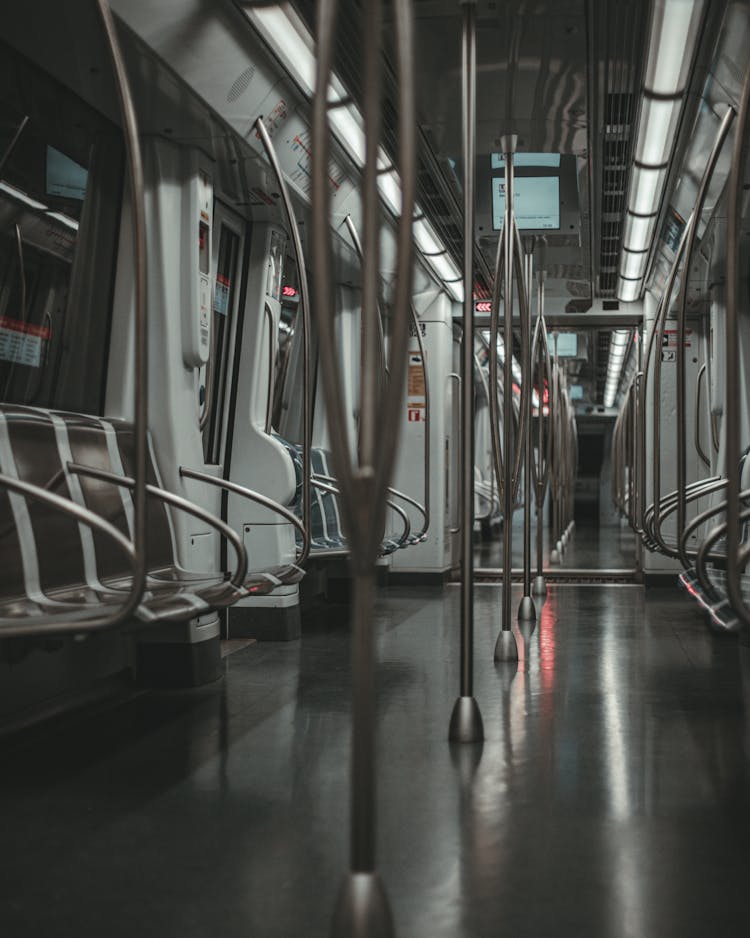 Inside A Subway Train
