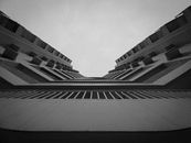 Grayscale Photo of Building