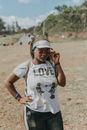 Woman in White T-shirt Wearing Sunglasses