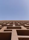 Clear Blue Sky above a Building