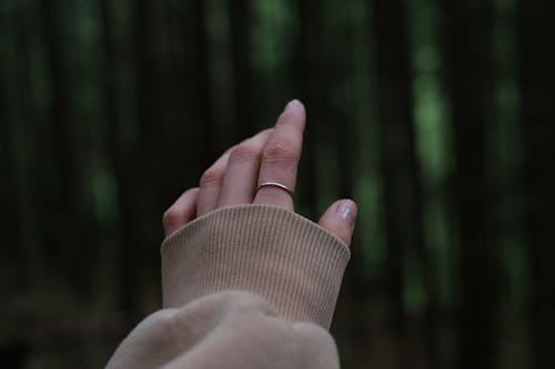 Close-up of a Hand with a Ring