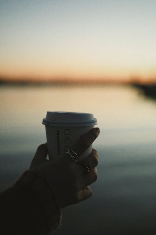 Person Holding a Coffee Cup