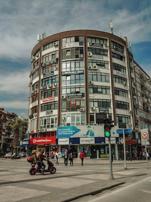 Foto profissional grátis de área comercial, comércios, construção