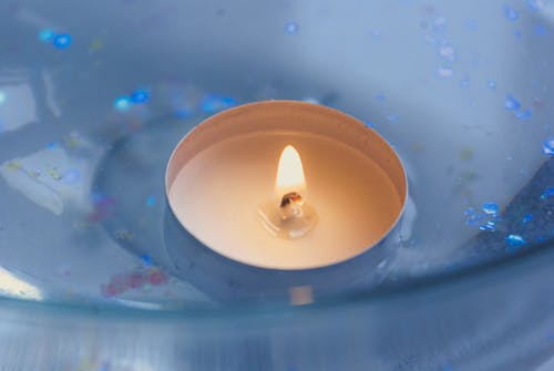 Close-up of a Lighted Candle