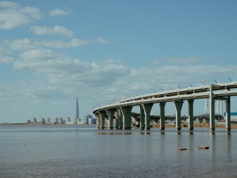 Western High-Speed ​​Diameter a Motorway in Saint Petersburg, Russia