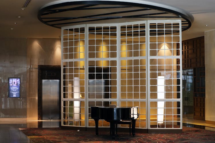 Grand Piano In The Lobby 