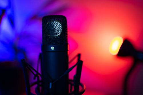 Close-up of a Microphone