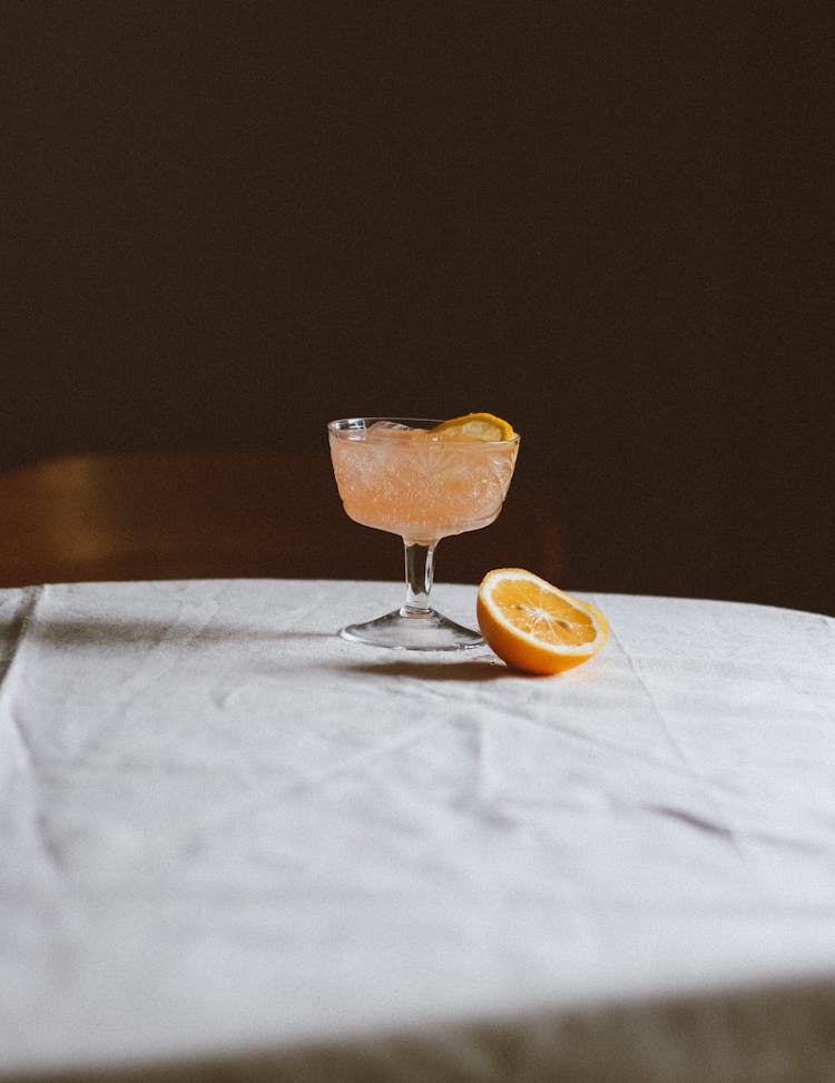 Orange Drink In Glass