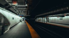 An Empty Subway Station