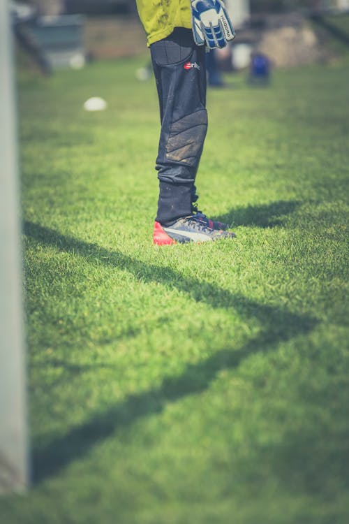 Kostnadsfri bild av fotboll, gräs, idrottare