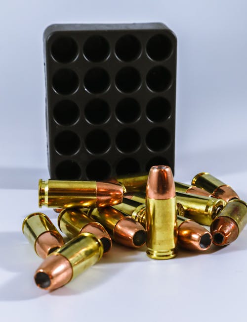 Bullets in Close-up Photography