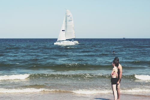 Free stock photo of boat, people, sea