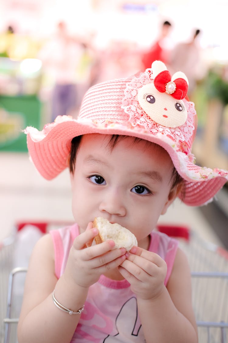 Cute Child Eating Food