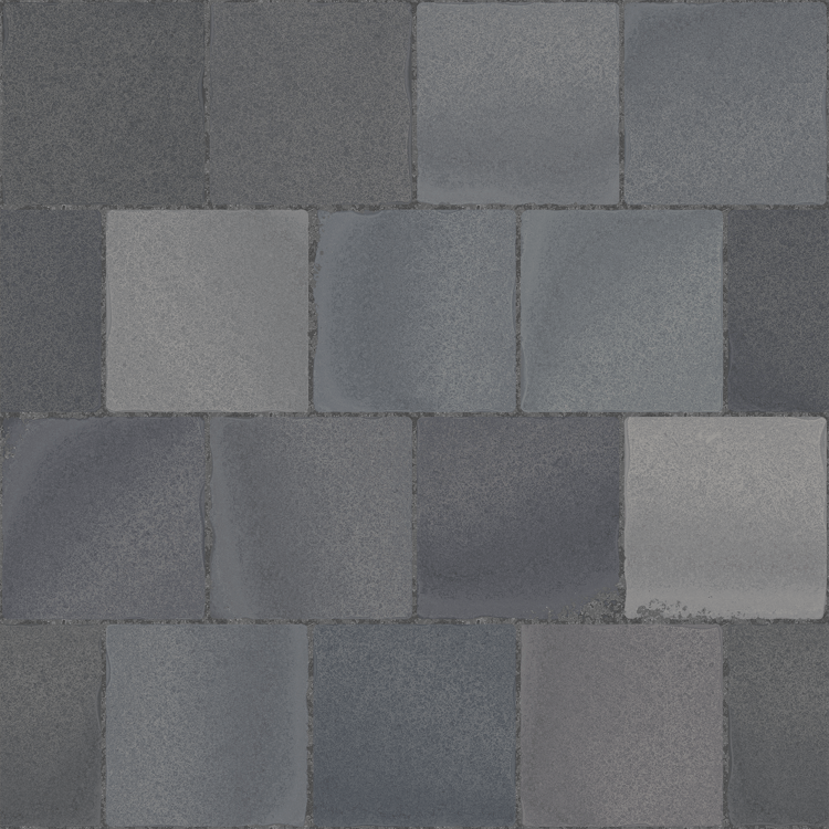 Gray Square Cement Tiles 