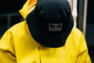 Black and White Fitted Cap