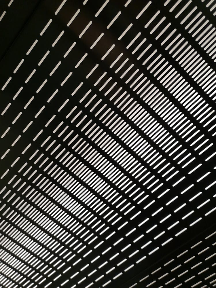 Modern Ceiling With A Pattern