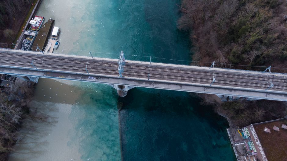 Switzerland helicopter tour aerial view