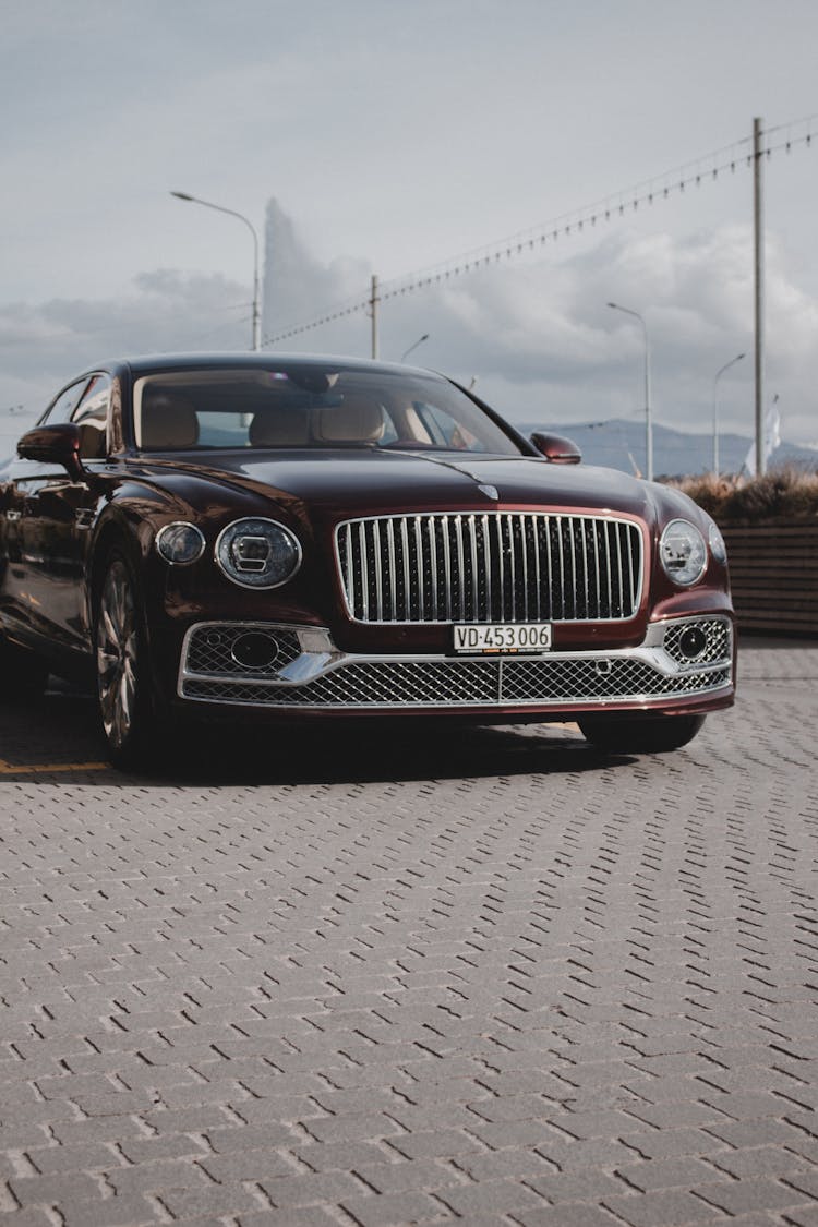 Bentley Classic Car Parked On The Road