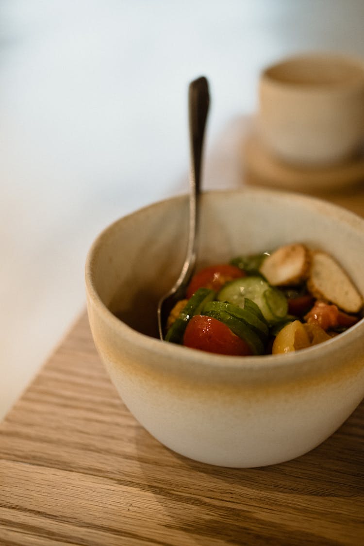 Bowl With A Salad 