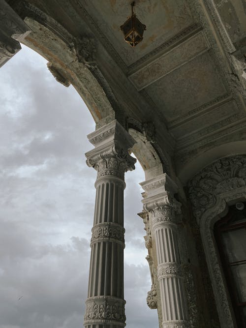 Columns in an Ancient Building 