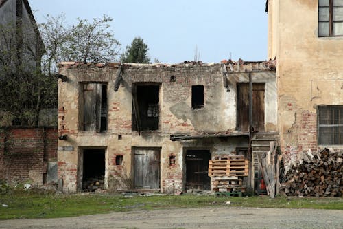 Základová fotografie zdarma na téma demolice, exteriér budovy, fasáda