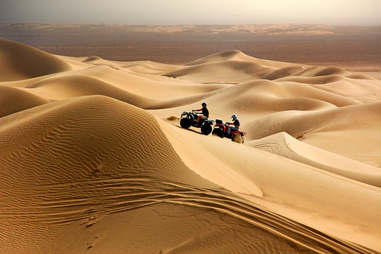 Quad Bikes On Dune