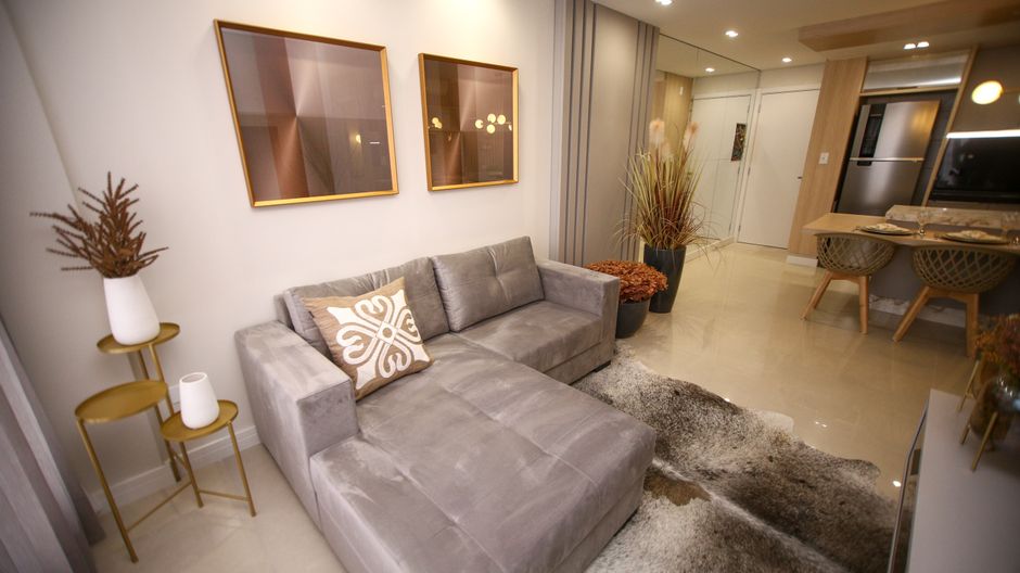 Modern grey sofa for sale in Montreal