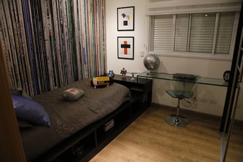 Foto profissional grátis de cama, dormitório, mobília