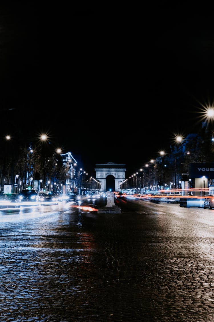 City Square In Lights At Night