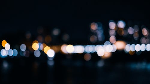 Bokeh Photography of City Lights at Night