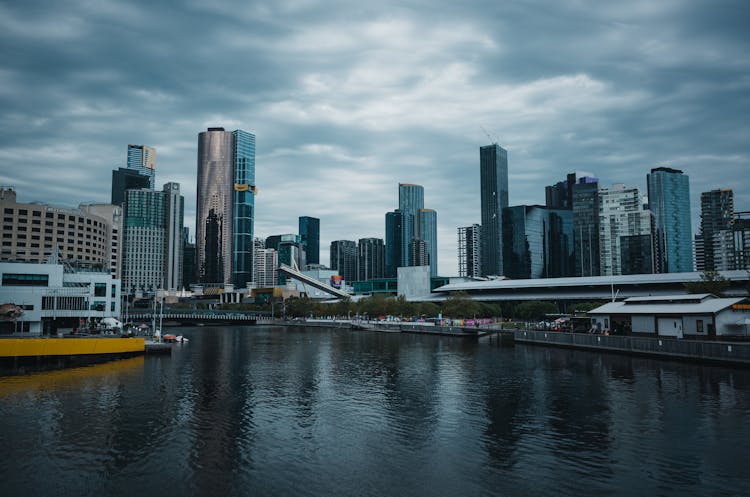 Waterfront City Skyline