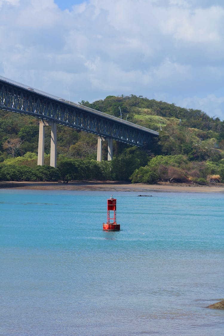 Red Buoy In Water