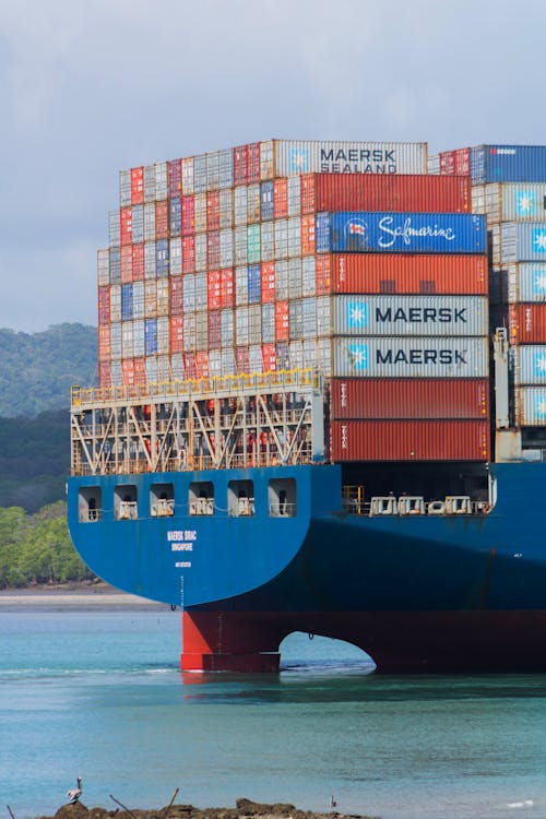 Gratis lagerfoto af anløbsbro, containerskib, eksport
