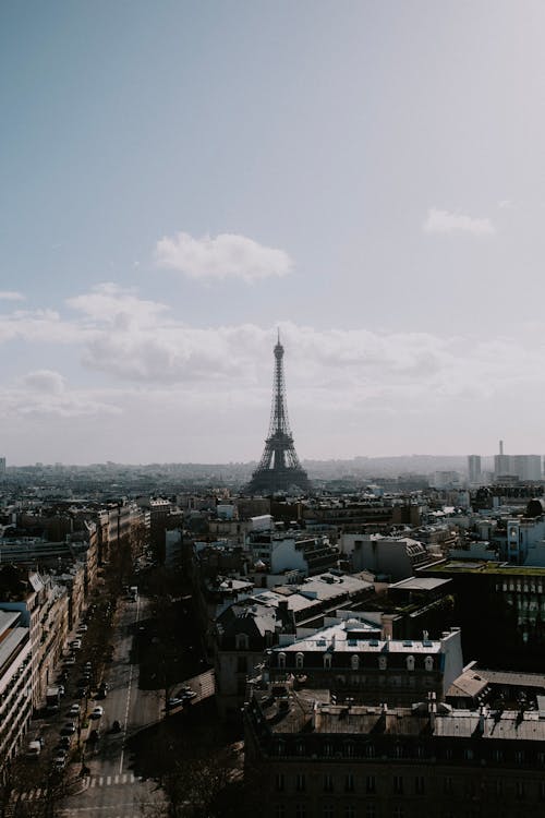 Eiffel Tower Towering over City