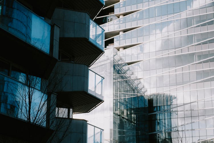 Windows And Balconies In Buildings