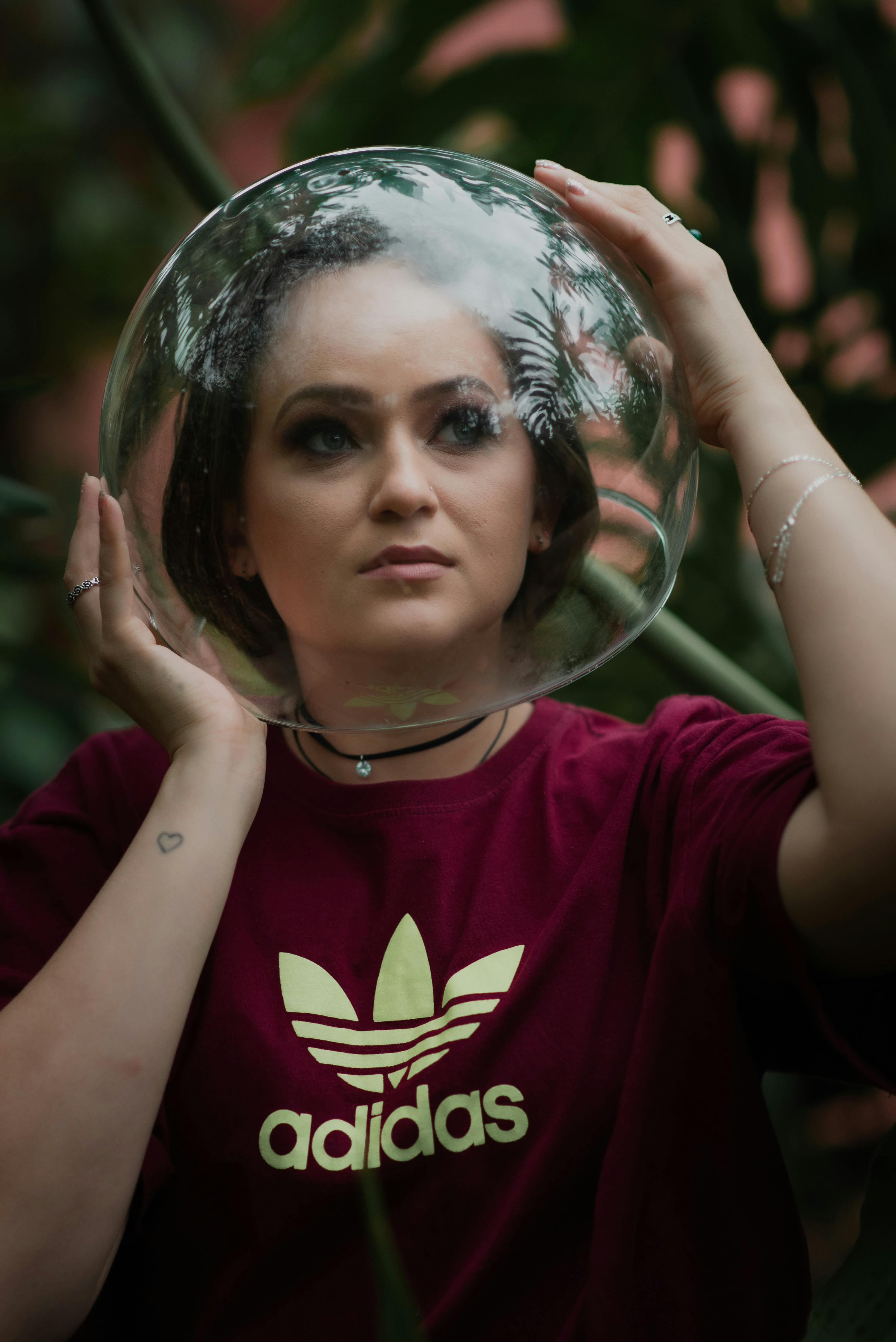 Woman with Fish Bowl on Head · Free Stock Photo