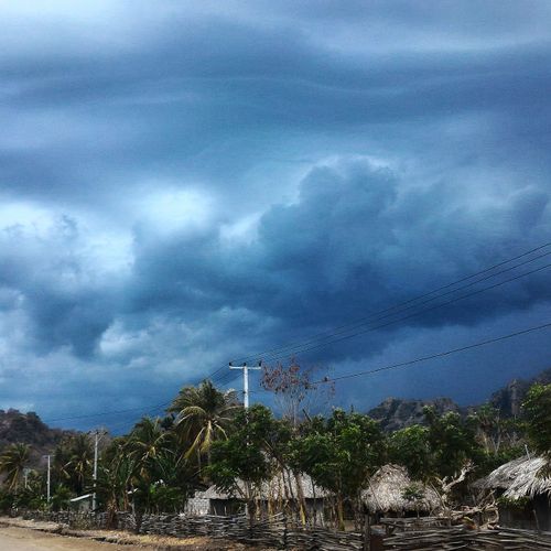 Free Cloudy atmosphere in a village in Oecusse Timor Leste Stock Photo