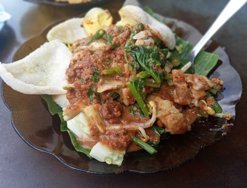 Free Lontong pecel Stock Photo